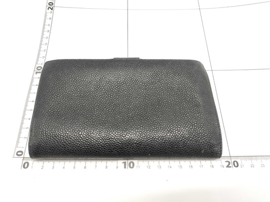 CHANEL Caviar Leather Bifold Wallet