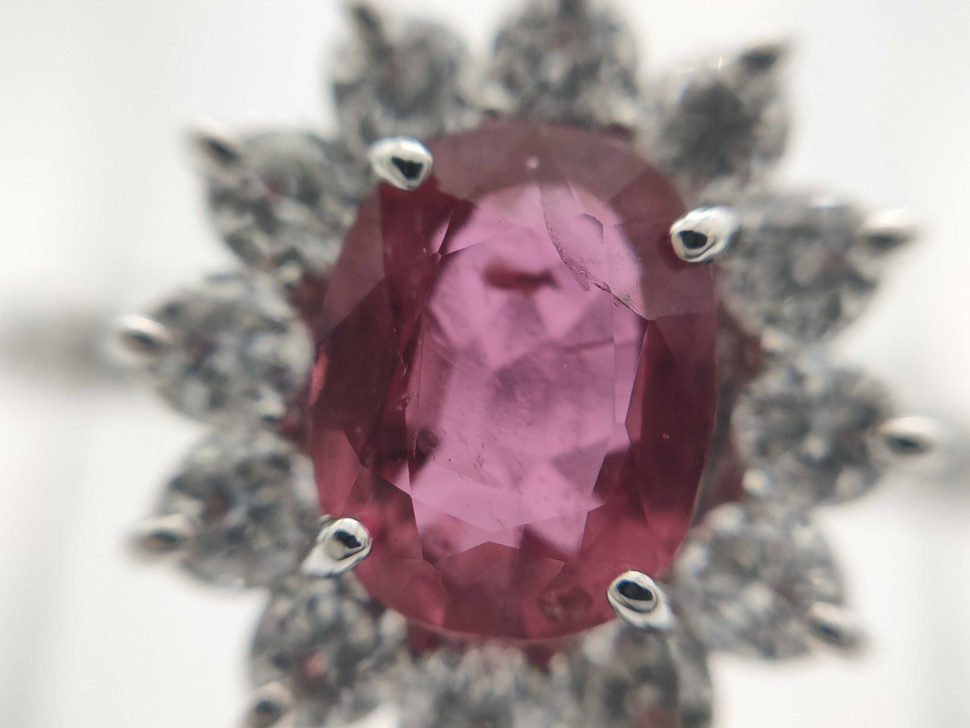 R1.10ct D0.67ct PT900 2.7g Ring 