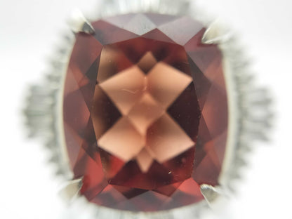 Andesine 7.436c D1.17ct PT900 15.3g Ring 