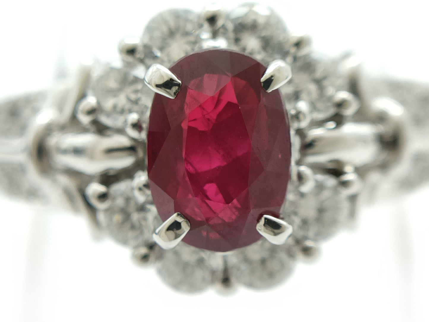 R1.045ct D0.63ct PT900 9.2g Ring 