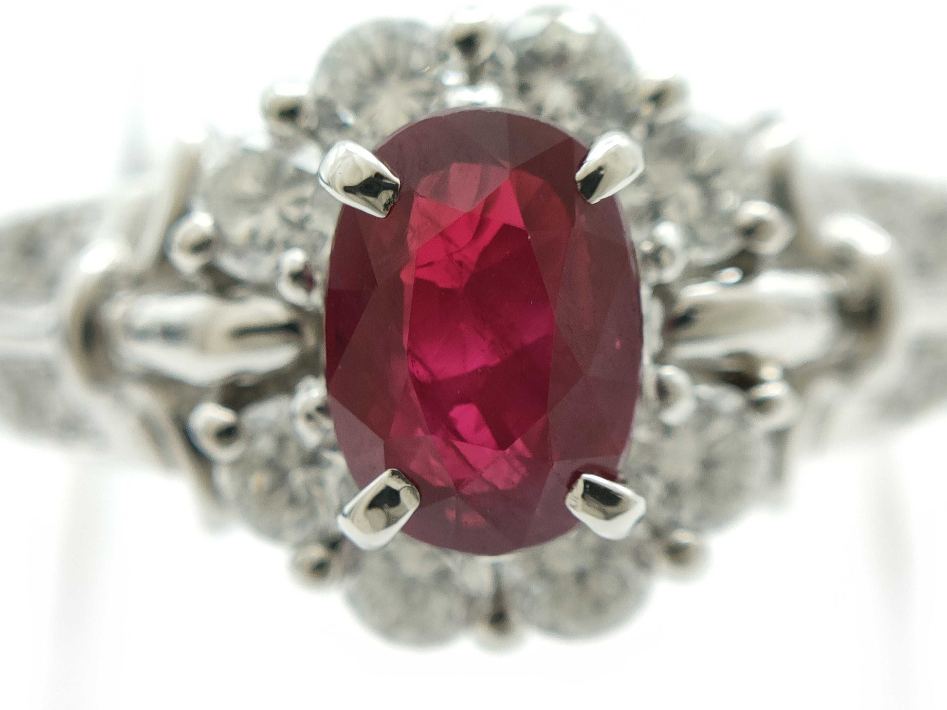 R1.045ct D0.63ct PT900 9.2g Ring 