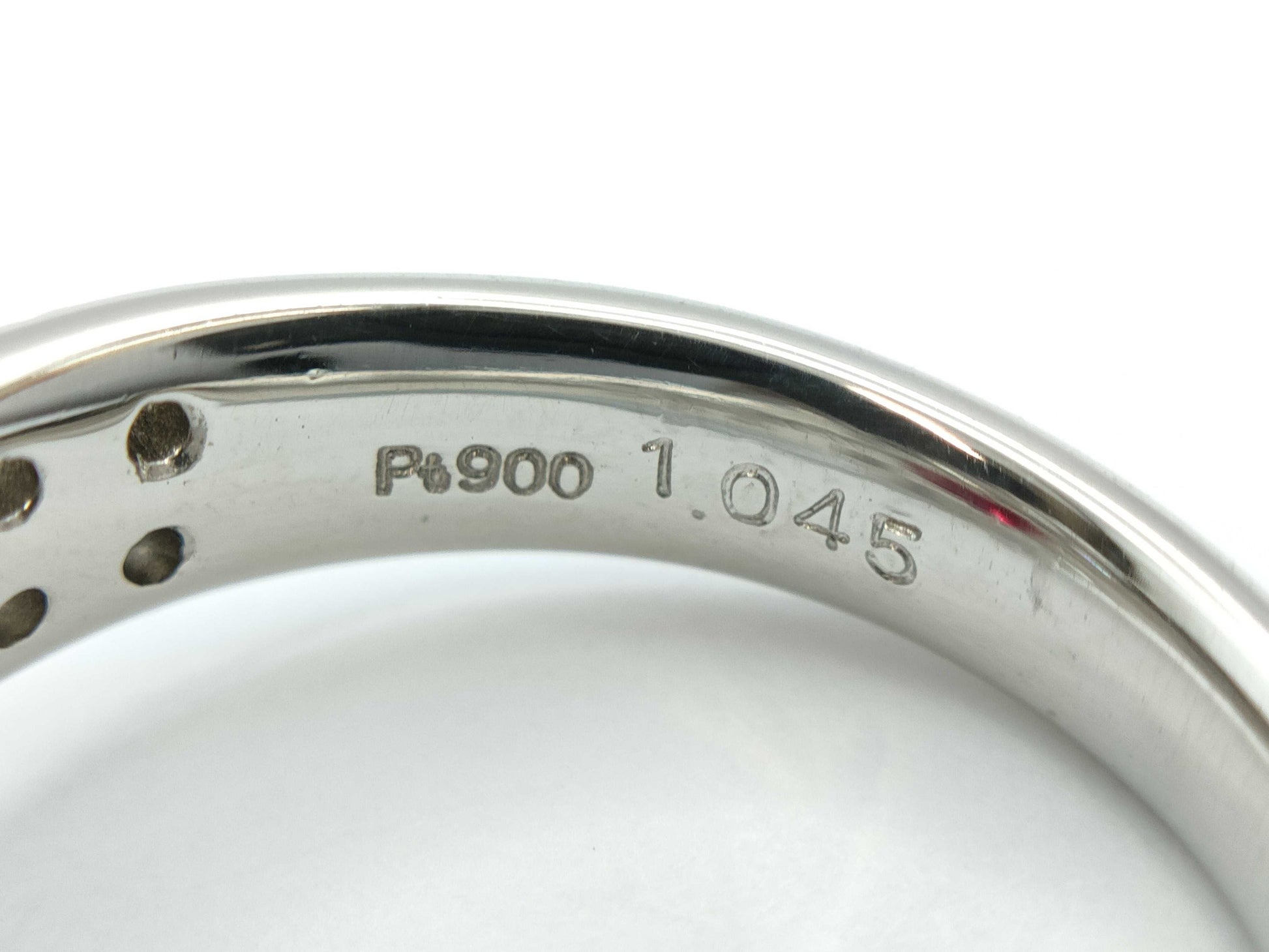 R1.045ct D0.63ct PT900 9.2g Ring 