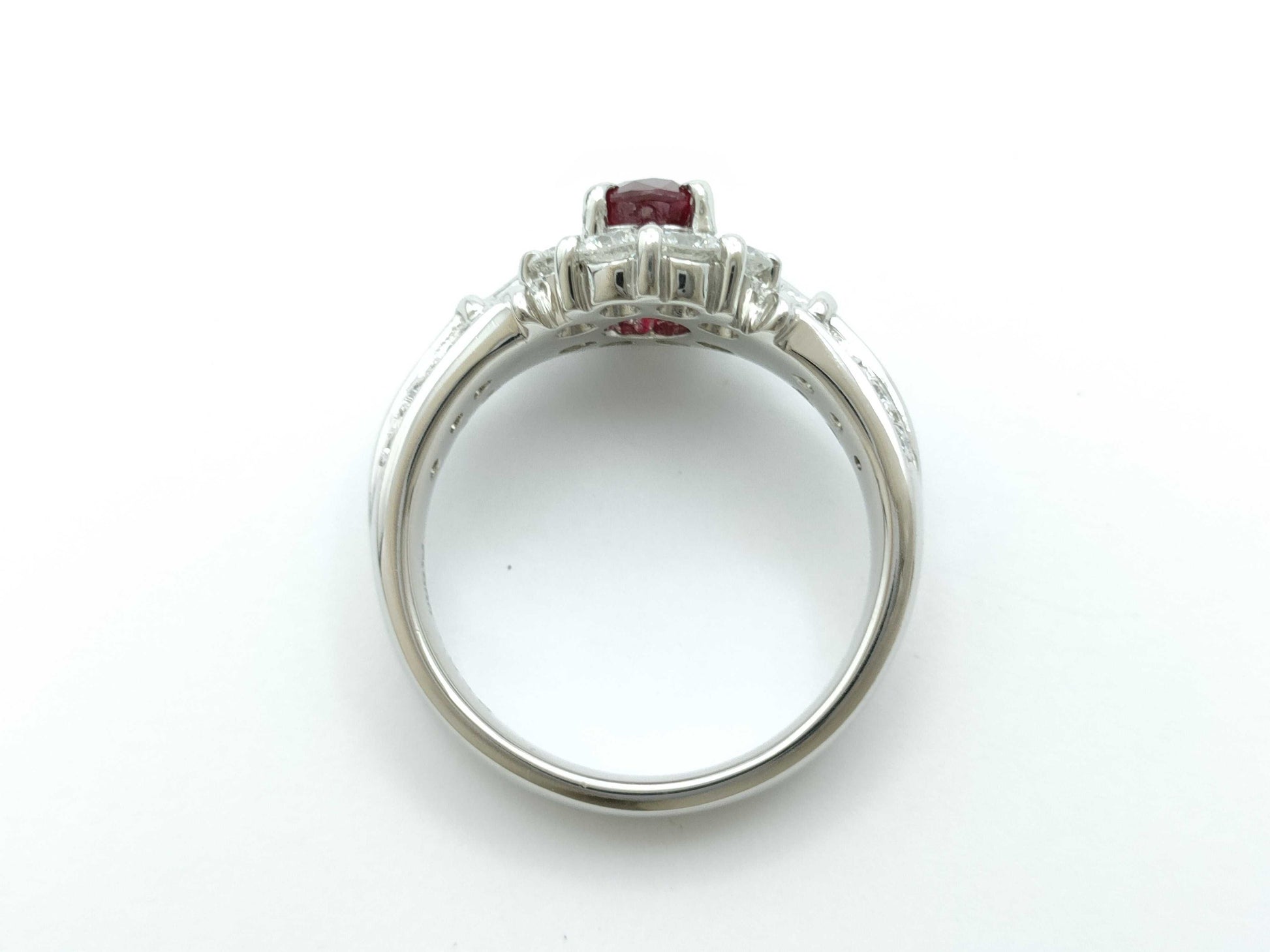 R1.045ct D0.63ct PT900 9.2g Ring 