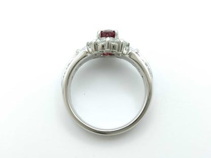R1.045ct D0.63ct PT900 9.2g Ring 