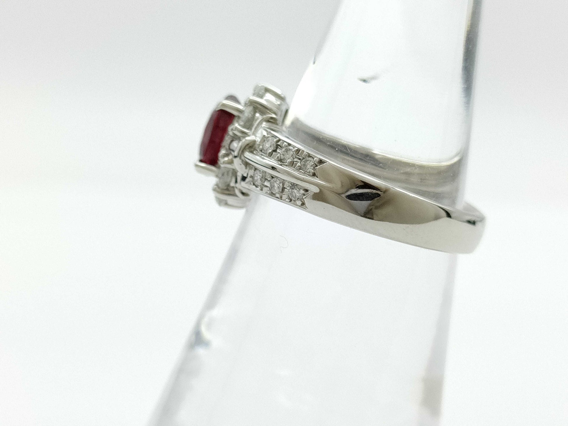 R1.045ct D0.63ct PT900 9.2g Ring 