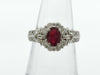R1.045ct D0.63ct PT900 9.2g Ring 