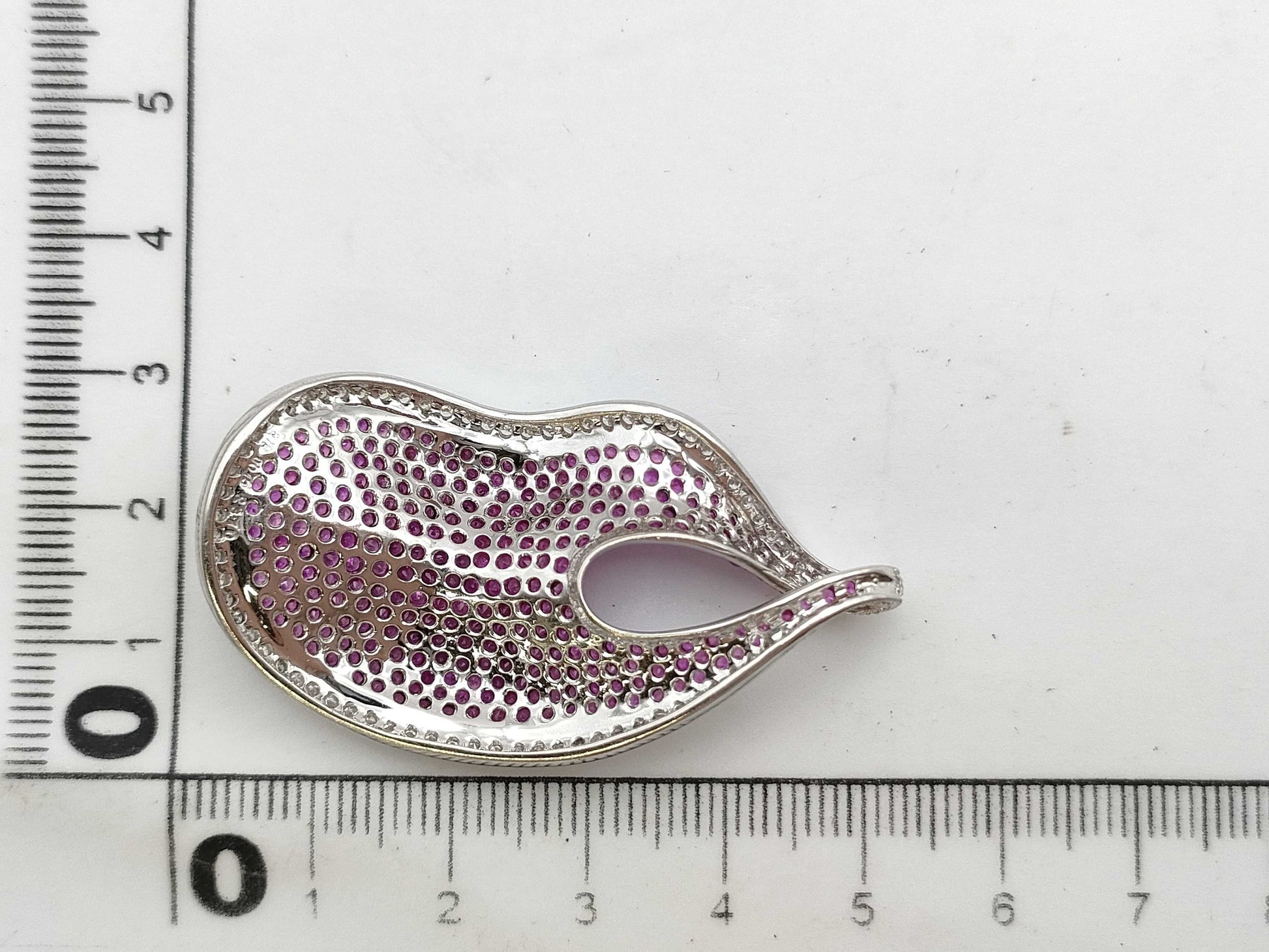 R3.70ct D0.75ct K18 11.7g Pendant Top 