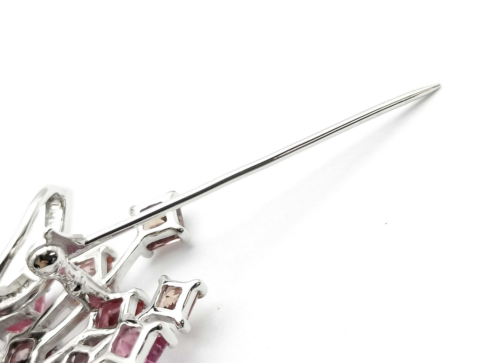PS4.38ct D0.98ct K18WG 13.4g Brooch 
