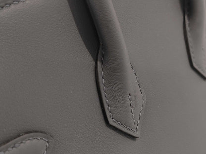 HERMES Birkin 25 in Swift Leather, Grimisty, Champagne Gold Hardware, K Stamped Handbag