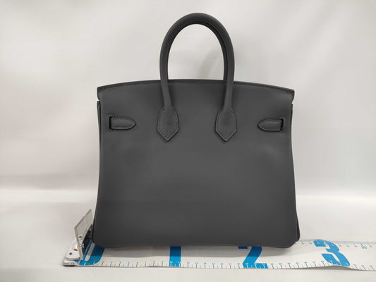 HERMES Birkin 25 in Swift Leather, Grimisty, Champagne Gold Hardware, K Stamped Handbag