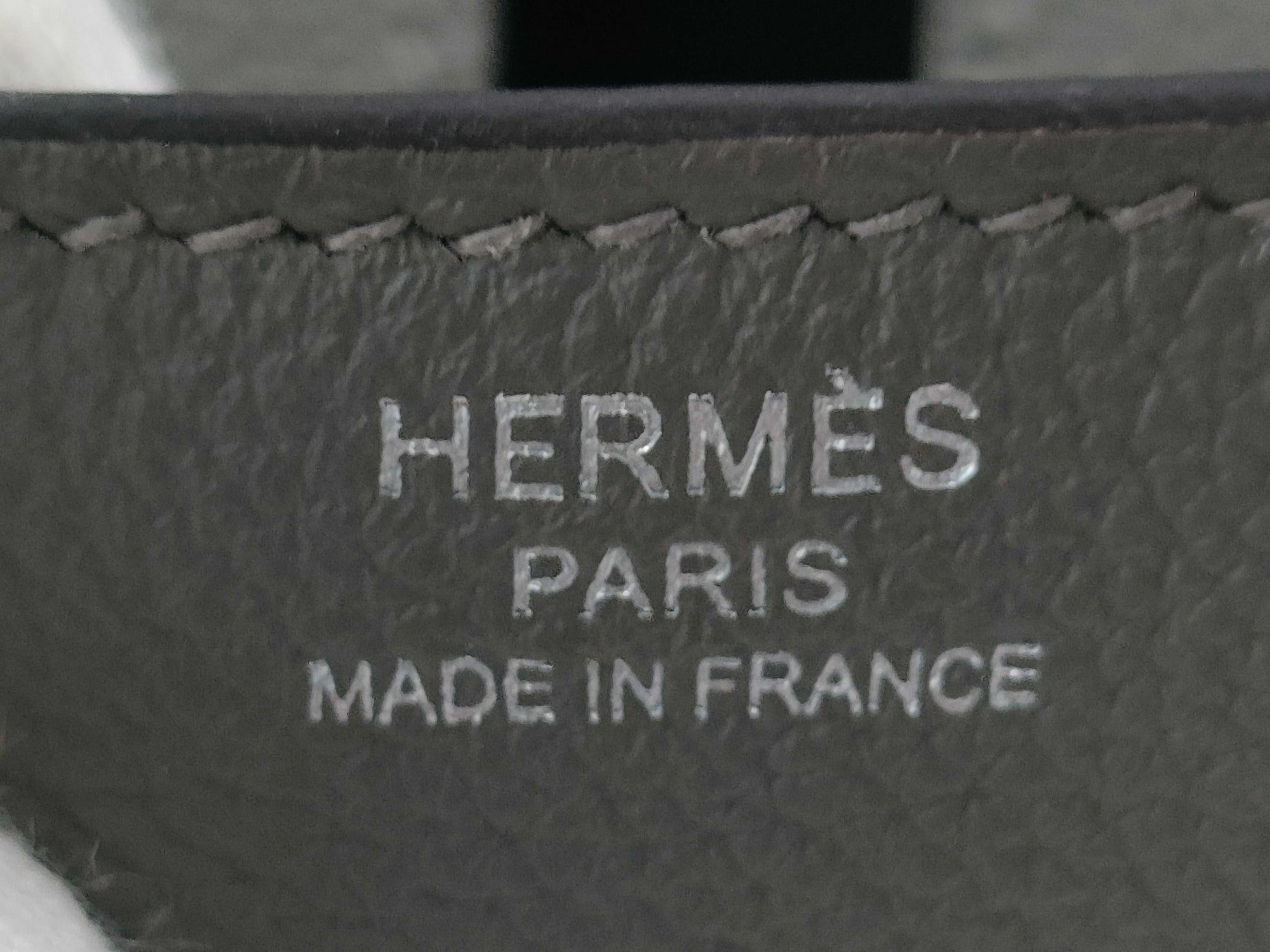 HERMES Birkin 25 Togo Etain Stainless Steel B Stamp Handbag
