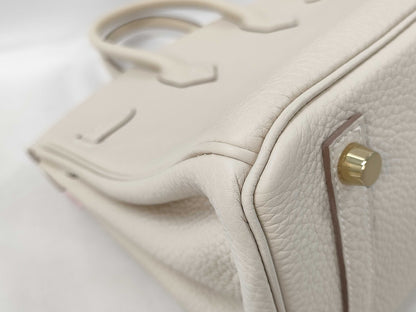 HERMES Birkin 25 Togo Crepe GP B Stamp Handbag