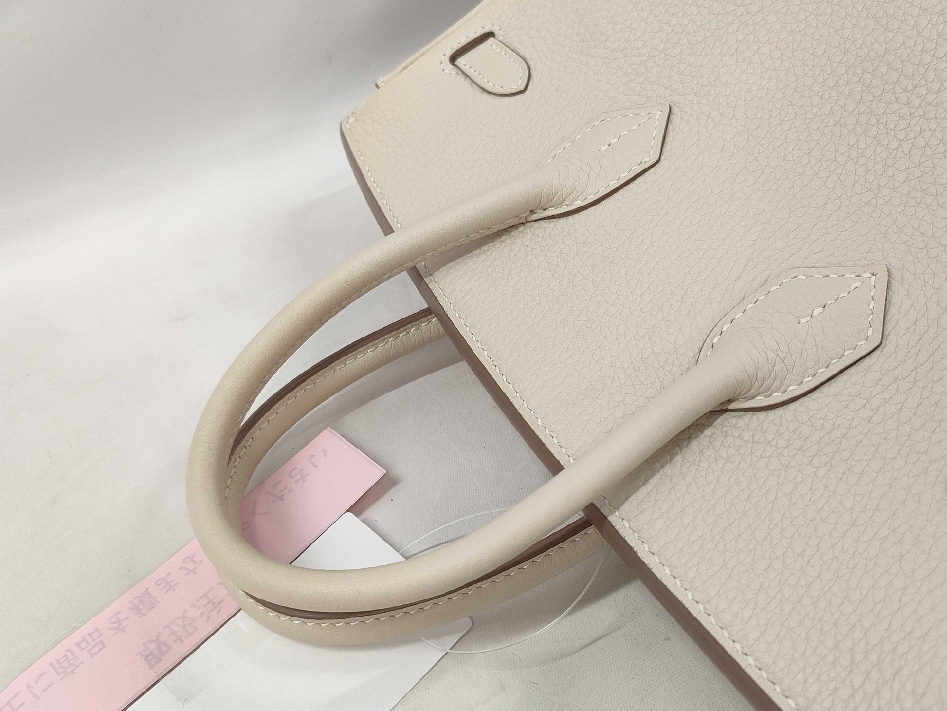 HERMES Birkin 25 Togo Crepe GP B Stamp Handbag