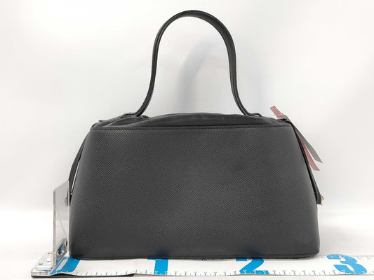 HERMES de Paris Epsom Black Stainless Steel Handbag with J Stamp
