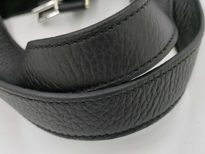 HERMES Picotin Lock PM Taurillon Clemence Black Stainless Steel Handbag with W Stamp