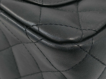 CHANEL Cambon Line Bowling Bag Mini Calfskin Black SS Handbag