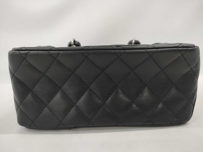 CHANEL Cambon Line Bowling Bag Mini Calfskin Black SS Handbag
