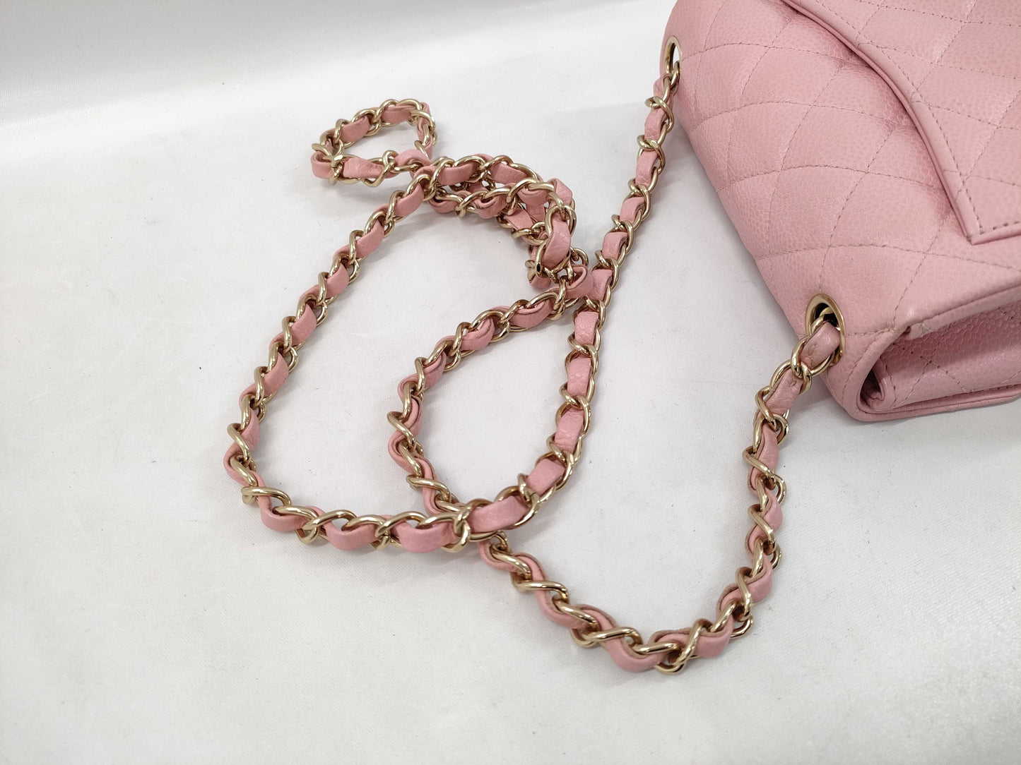 CHANEL Minimato Caviar Pink GP Shoulder Bag