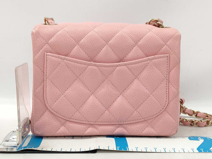 CHANEL Minimato Caviar Pink GP Shoulder Bag
