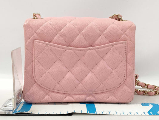 CHANEL Minimato Caviar Pink GP Shoulder Bag