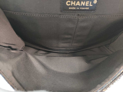 CHANEL 2.55 Chain Shoulder Canvas Multicolor GP Shoulder Bag