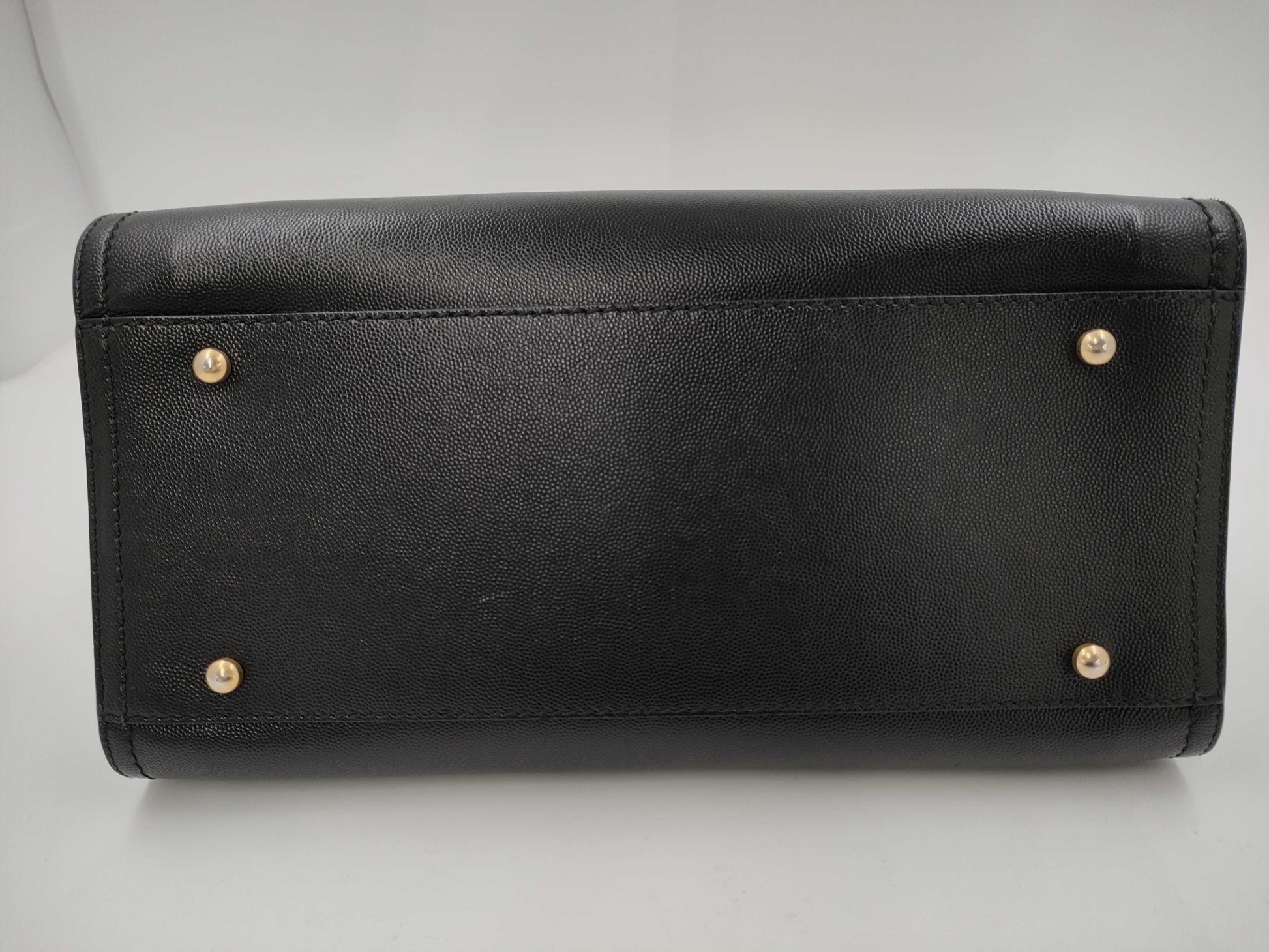 CHANEL Deauville Studded Calfskin Black GP Tote Bag