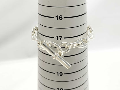 HERMES Chaine d'Ancre PM 16-Link Bracelet in Silver