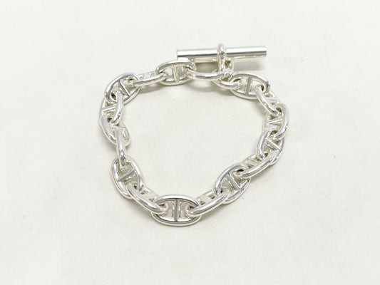 HERMES Chaine d'Ancre PM 16-Link Bracelet in Silver