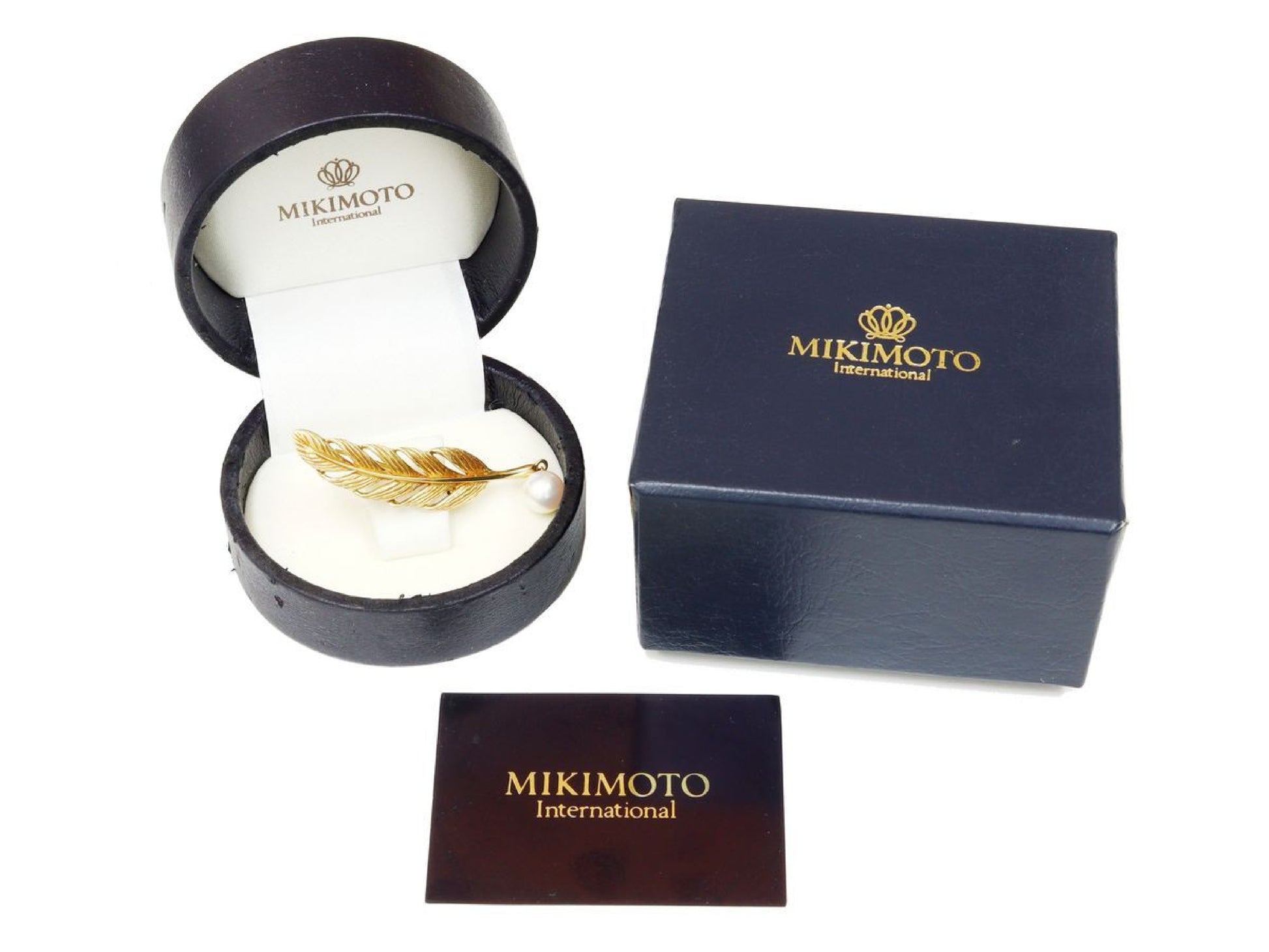 MIKIMOTO Akoya Pearl, Diameter: Approx. 7.2mm, 18K Gold, 4.7g, Brooch 