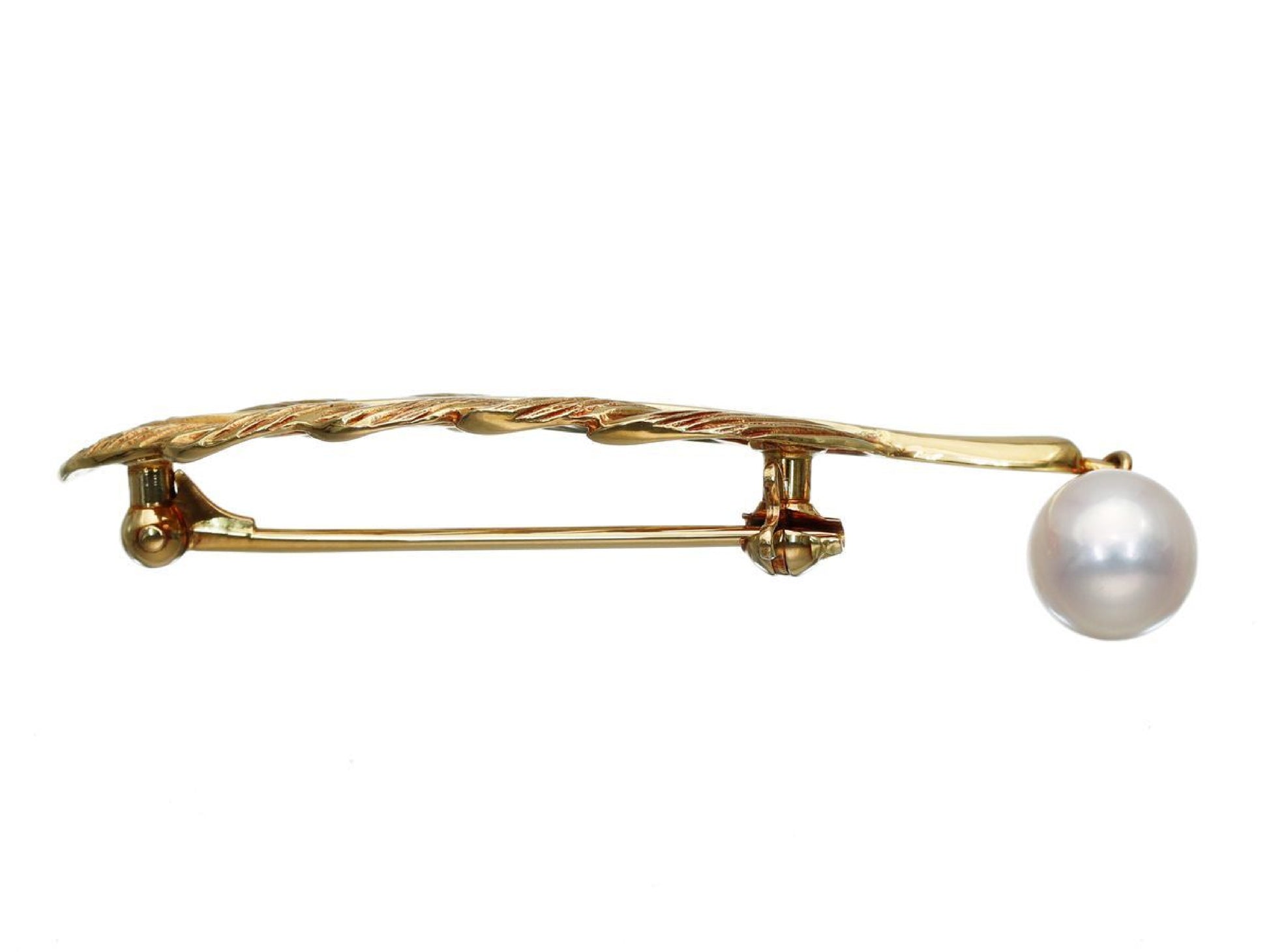MIKIMOTO Akoya Pearl, Diameter: Approx. 7.2mm, 18K Gold, 4.7g, Brooch 