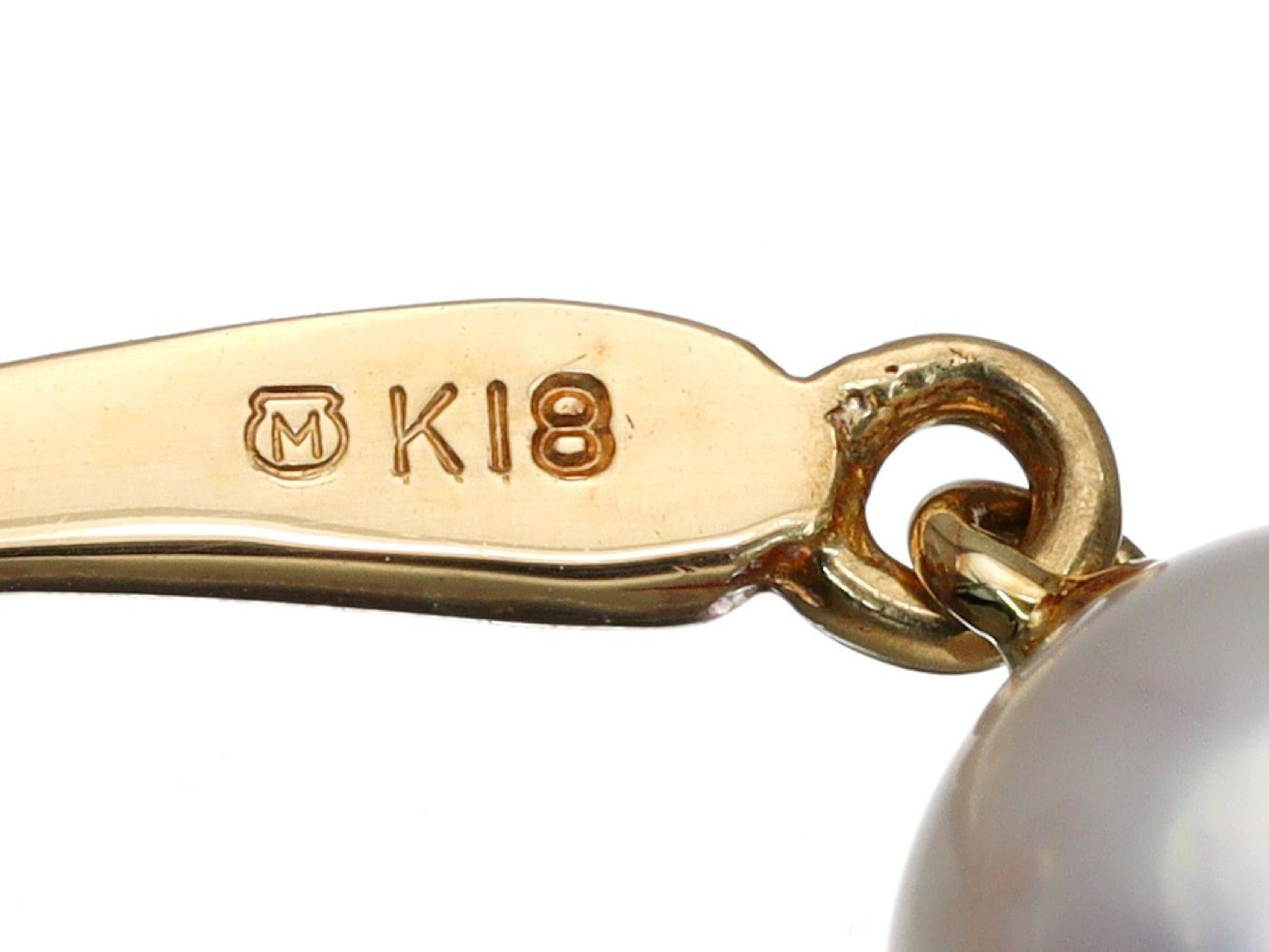 MIKIMOTO Akoya Pearl, Diameter: Approx. 7.2mm, 18K Gold, 4.7g, Brooch 