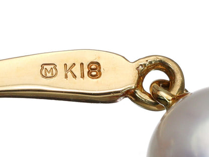 MIKIMOTO Akoya Pearl, Diameter: Approx. 7.2mm, 18K Gold, 4.7g, Brooch 