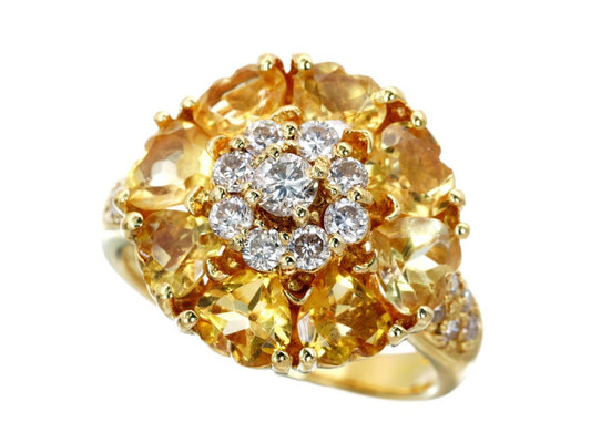 CT2.83ct D0.68ct K18 7.4g Ring 