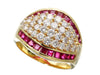 R1.17ct D1.33ct K18 9.8g Ring 