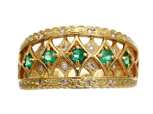 E0.40ct D0.08ct K18 5.8g Ring 
