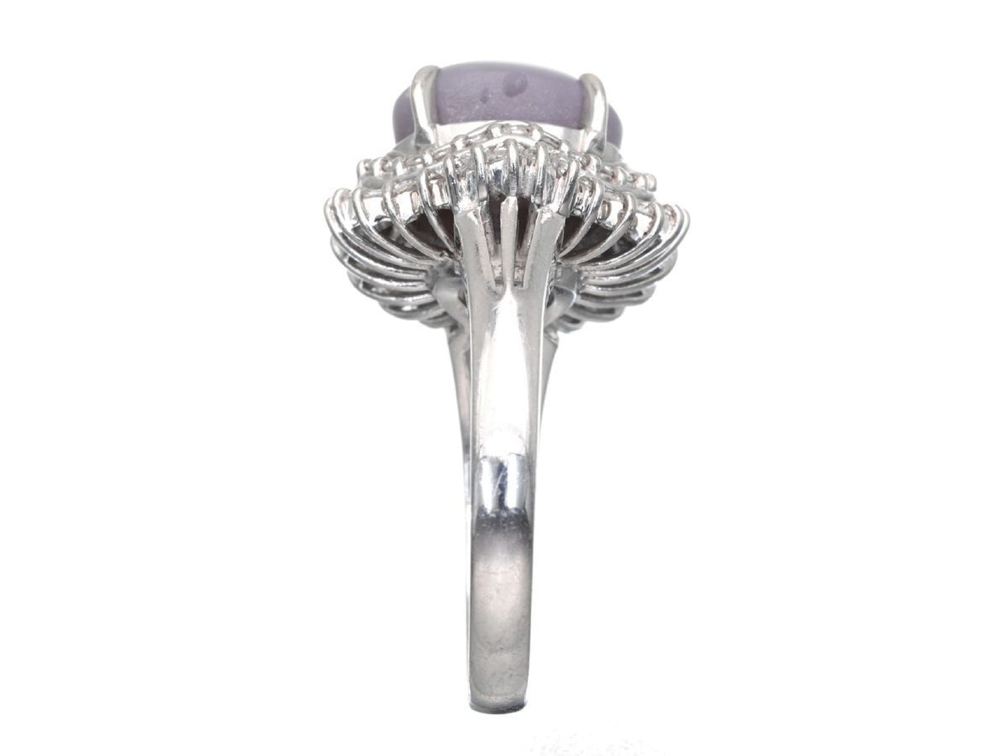 SS 5.04ct D 0.69ct Pt900 8.3g Ring 