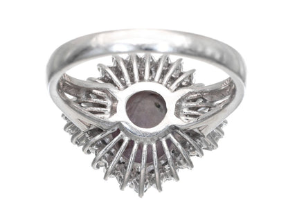 SS 5.04ct D 0.69ct Pt900 8.3g Ring 