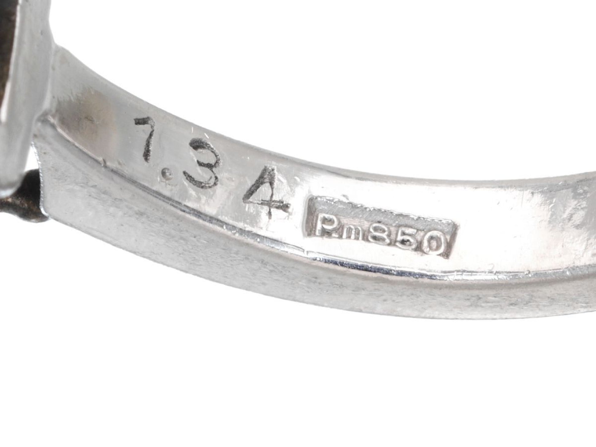 E1.34ct D1.09ct Pm850 7.9g Ring 