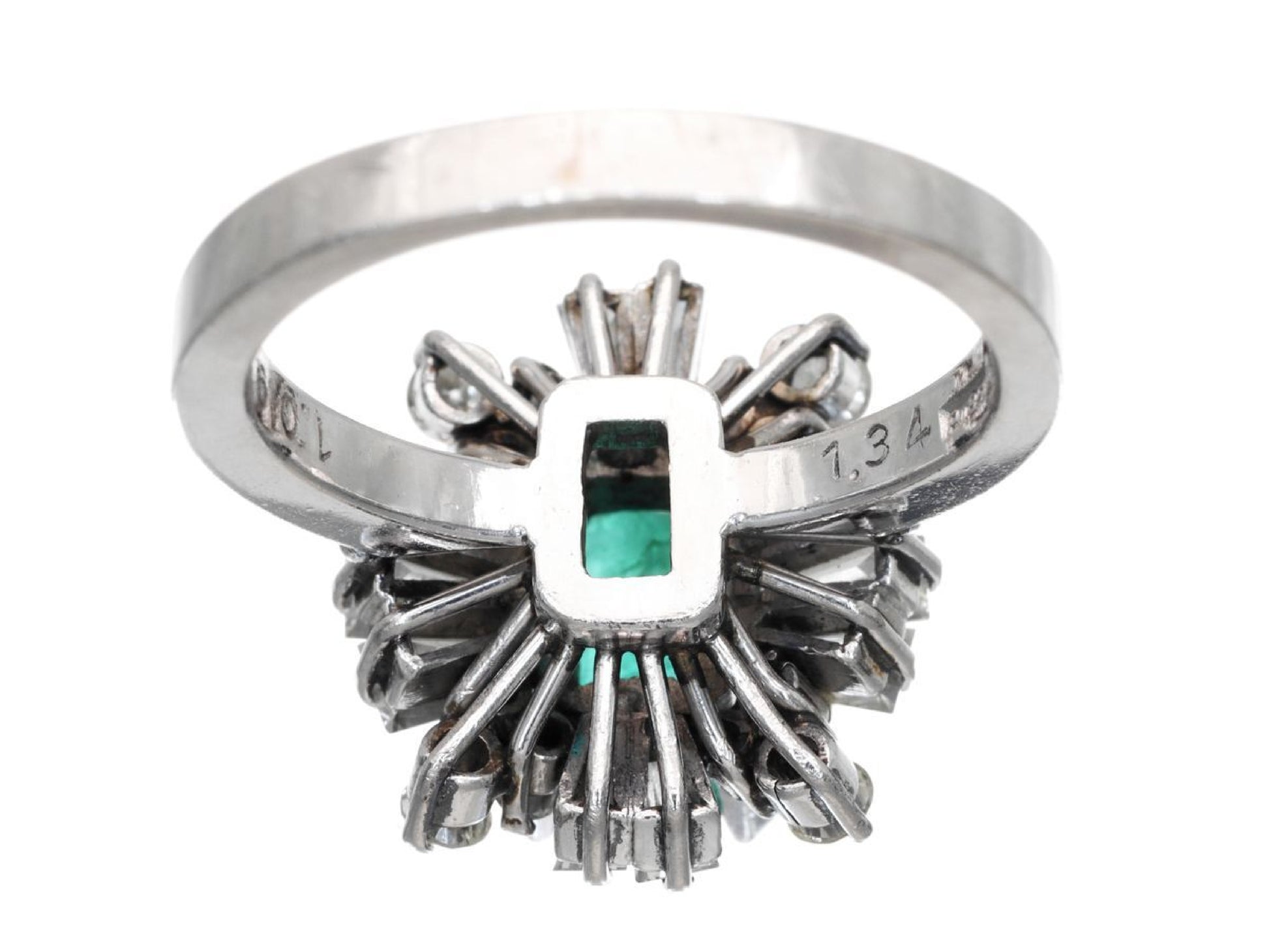 E1.34ct D1.09ct Pm850 7.9g Ring 