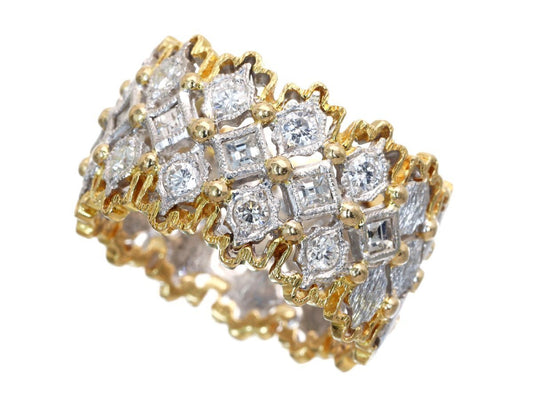 D0.77ct Pt900/K18 7.5g Ring 