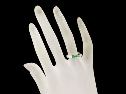 E0.16ct D0.31ct Pt900 4.6g Ring 