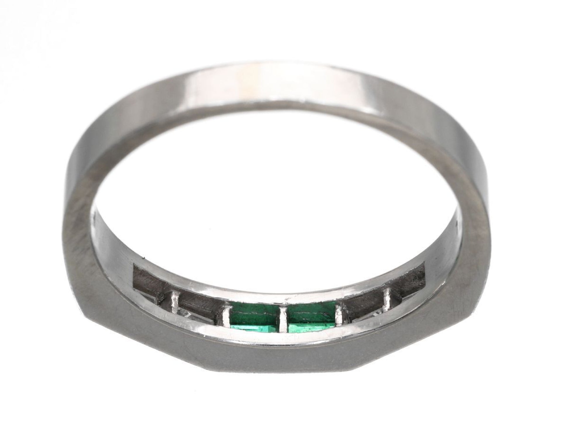 E0.16ct D0.31ct Pt900 4.6g Ring 