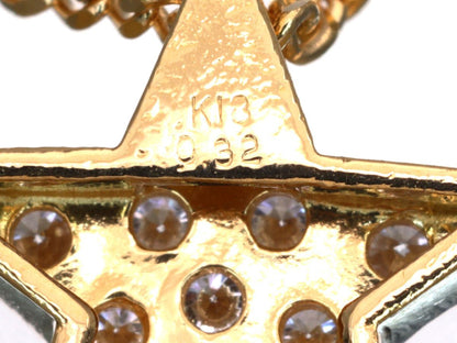 D0.32ct K18 3.7g Necklace 