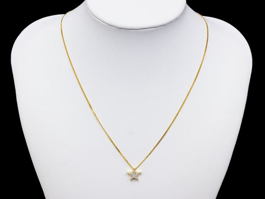 D0.32ct K18 3.7g Necklace 