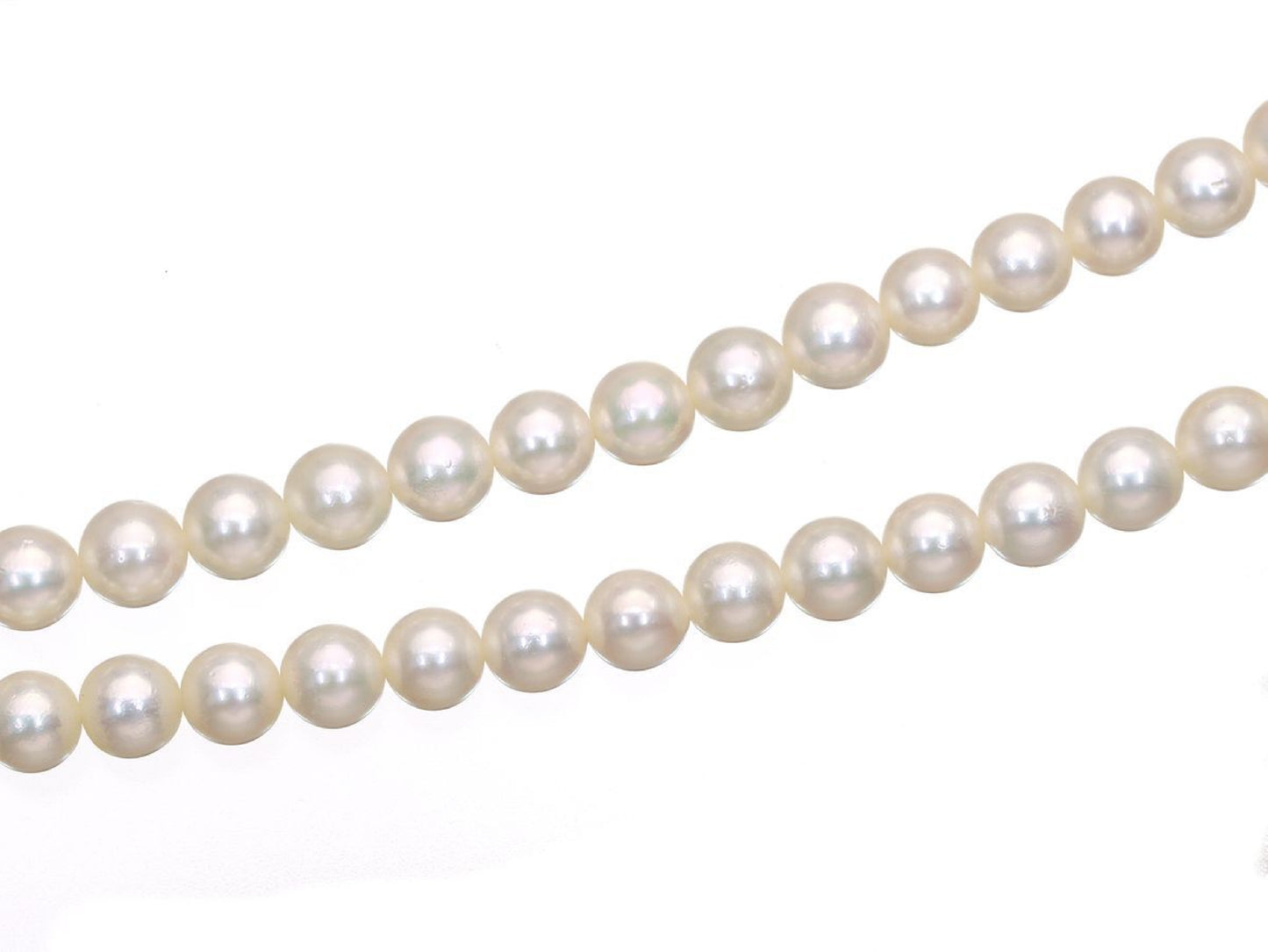 TASAKI Akoya Pearl Necklace, Diameter 5.6-5.9mm, Sterling Silver, 52.2g 