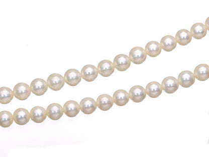 TASAKI Akoya Pearl Necklace, Diameter 5.6-5.9mm, Sterling Silver, 52.2g 