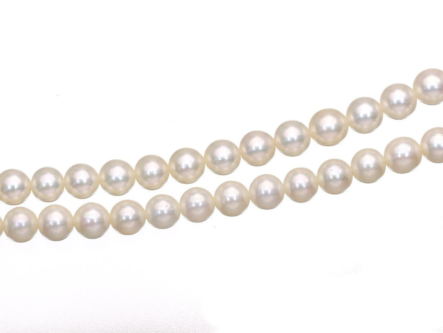 TASAKI Akoya Pearl Necklace, Diameter 5.6-5.9mm, Sterling Silver, 52.2g 