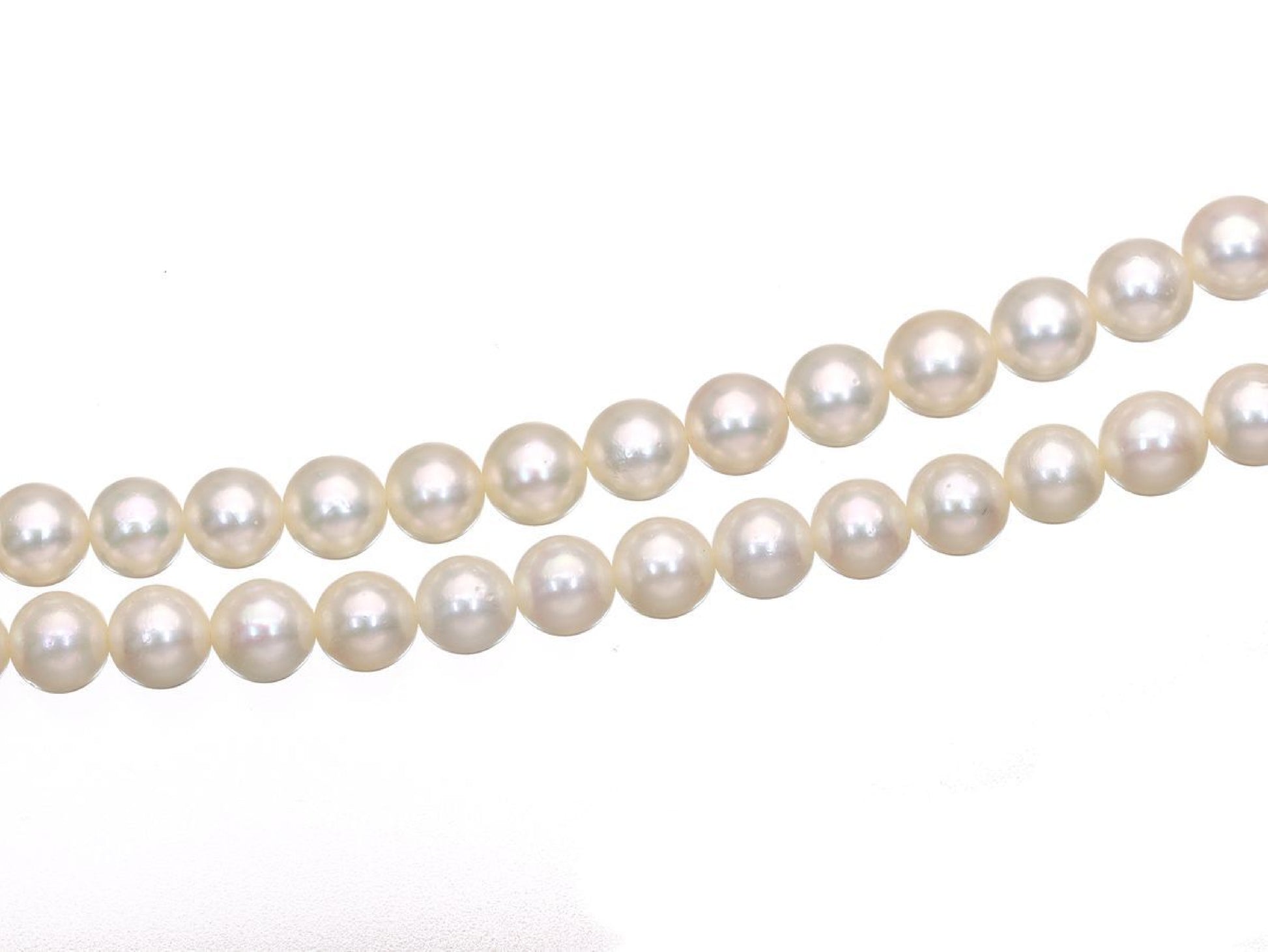 TASAKI Akoya Pearl Necklace, Diameter 5.6-5.9mm, Sterling Silver, 52.2g 