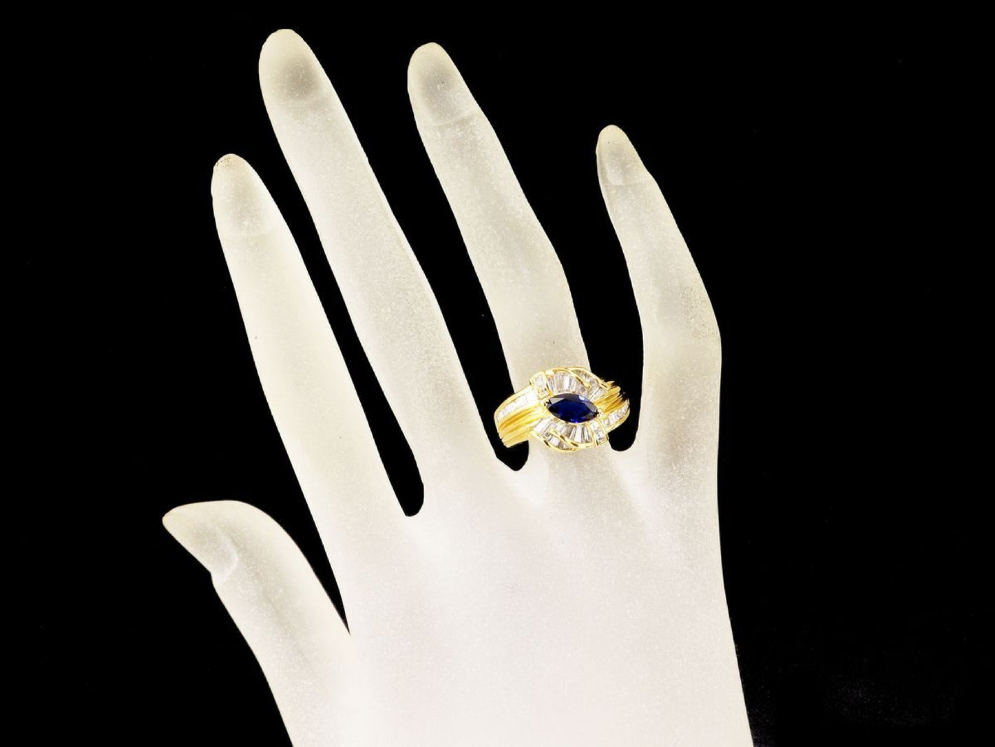 S0.68ct D1.06ct K18 8.5g Ring 