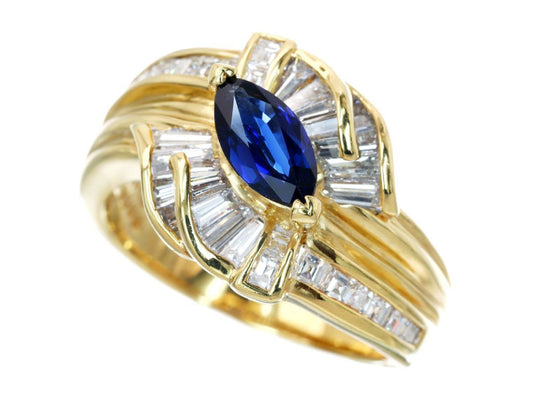 S0.68ct D1.06ct K18 8.5g Ring 